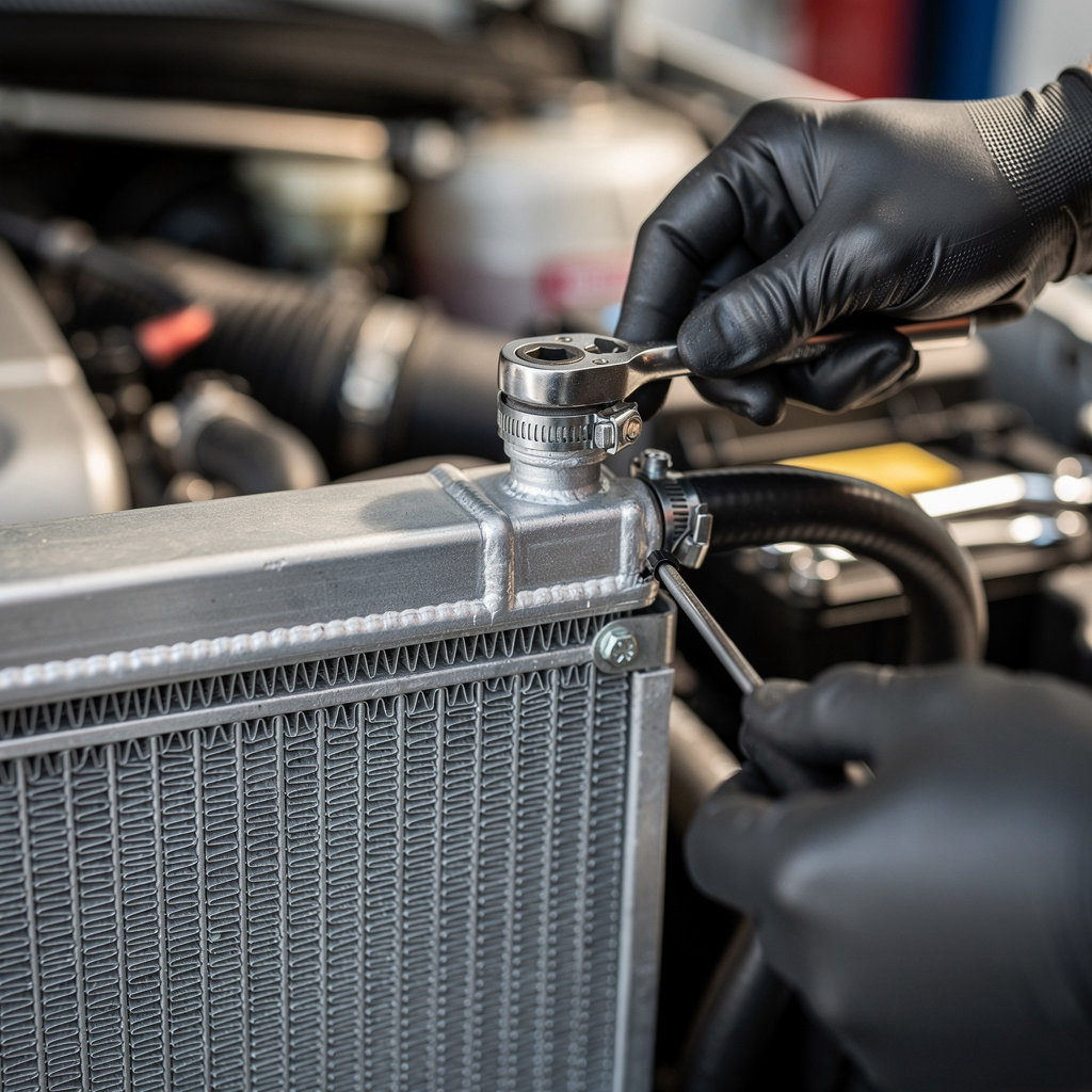 Goleta Radiator & Auto Repair technician performing specialized radiator repair and cooling system service in Santa Barbara